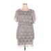 SL Fashions Cocktail Dress - Mini: Gray Dresses - Women's Size 3X