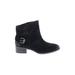 Naughty Monkey Ankle Boots: Black Shoes - Women's Size 10