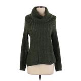 Banana Republic Pullover Sweater: Green Tweed Tops - Women's Size Small