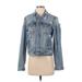 Trafaluc by Zara Denim Jacket: Short Blue Jackets & Outerwear - Women's Size Medium