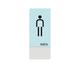 Toilet Sign,Frosted Acrylic Toilet Door Signs, Metal Door Sticke Indication Plaque,Bathroom Wc Tips Signage Custom Guide Sign Plate (C 24x10cm) (B 12x26cm) (A 12x26cm) (Color : C, Size : 12x26cm)