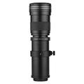 Andoer Camera MF Super Telephoto Zoom Lens F/8.3-16 420-800mm T Mount with Adapter Ring Universal 1/4 Thread Replacement for Canon EF-Mount Cameras EOS 80D 77D 70D 60D 60Da 50D 7D 6D 5D T7i T7s T6s