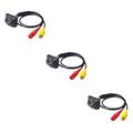 Homoyoyo 3pcs Waterproof Camera Night Camera Cameras for Car Night Vision Dotcom Camera Car Security Camera Rear View Camera Wide- Angle Camera Waterproof Video Camera Wide Angle Tram