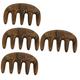 FRCOLOR 4 Pcs Sandalwood Comb Comb Hair Teasing Comb Volume Hair Tool Scalp Massage Tool Massaging Comb Hair Tinsel Tool Hair Comb Detangler Woman Hairdressing Tool Deep