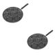 TOPBATHY 2 Pcs Griddle Pan Non Stick Fry Pan Baking Pan Pancake Griddle Nonstick Pan Pancake Maker Pan Omelette Pan Nonstick Frying Pan Non Stick Pan Omelet Pan Bakeware Egg Wok