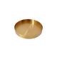 UPTALY 1 pcs Stainless Steel Plant Tray (7.1'' x 1''), Round Flower Pot Drip Trays, Golden Flowerpot Tray, Large Metal Plant Pot Saucers, for Collects Garden Potted Drainage and Excess Water