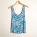 Lilly Pulitzer Tops | Lilly Pulitzer Blue Patterned Soft Tank Top Medium | Color: Blue | Size: M