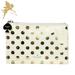 Kate Spade Bags | Kate Spade Zippered Metallic Gold Polka Dot Zippered Pouch | Color: Gold/White | Size: Os