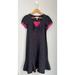 Anthropologie Dresses | Anthropologie Moulinette Souers Sz 6 Black Window Pane Dress Hot Pink Lining Euc | Color: Black/Tan | Size: 6