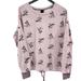 Disney Tops | Disney Women's Pajama Shirt Mickey Minnie Mouse Pink Black Drawstring Waist Sz S | Color: Black/Pink | Size: S