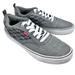 Levi's Shoes | Levis Men's Sneakers Size 9 Canvas Low-Top Casual Shoes Black And Grey Logo | Color: Gray | Size: 9
