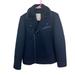J. Crew Jackets & Coats | J. Crew Crewcuts Blue Moto Zip Faux Fur Collar Wool Blend Peacoat Kids Size 14 | Color: Blue | Size: 14b