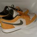 Nike Shoes | Men’s Air Jordan 1 Low Se “ Light Curry”- Size 11 | Color: Green/Orange | Size: 11