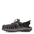 Skechers USA Men's Men's Tresmen-Norvick Fisherman Sandal, Black, 10.5 UK