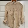 Anthropologie Tops | Anthropologie Button Up | Color: Cream | Size: 0