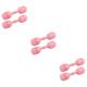 POPETPOP 3 Pairs Gymnastics Props for Kids Toys for Kids Hand Training Dumbbell Kids Playset Fitness Dumbbell for Kids Adjustable Dumbbell Wooden Toys Wood Toys Pink Child Indoor Game Set