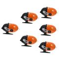 Toddmomy 6pcs Fishing Reel Fish Wheel Fishing Gear Fishing Rod Reel Sea Pole Wheel Fishing Accessories Reels Fishing Tackle Fishing Spool Fishing Supplies With Line Plastic