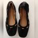 Free People Shoes | Free People Suede Ballerina Style Flats | Color: Black/Brown | Size: 7