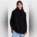 Free People Tops | Free People Ottoman Slouchy Tunic Black Size Large Oversized | Color: Black | Size: Xl