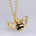 Kate Spade Jewelry | Kate Spade All Abuzz Stone Bee Gold Pendant Necklace | Color: Black/Gold | Size: Os