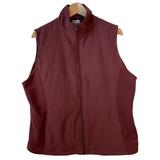 Columbia Jackets & Coats | Columbia Burgundy Zip Up Vest Size Xl Fleece Panels Pockets Gorpcore Classic | Color: Purple/Red | Size: Xl