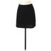 Shein Casual Skirt: Black Solid Bottoms - Women's Size X-Small Petite