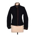 Zara Jacket: Short Black Print Jackets & Outerwear - Women's Size Large