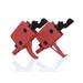 CMC Triggers AR-15/AR-10 Trigger Group Single Stage Small Pin Curved 3.5lb Pull Red 91501RED