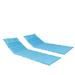 2PCS Set Outdoor Lounge Chair Cushion Replacement Patio Funiture Seat Cushion Chaise Lounge Cushion