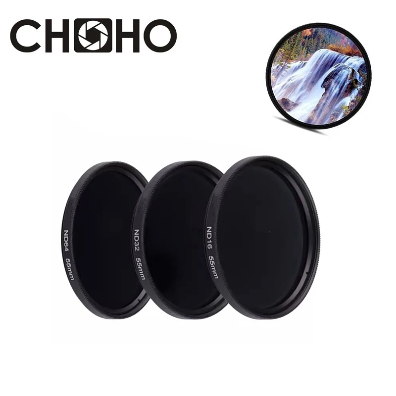 ND-Filter Neutraldichte ND16 ND32 ND64 Filter 49MM 52MM 55MM 58MM 62MM 67MM 72MM 77MM Foto für Canon Nikon Sony Kamera Image
