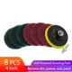 4 Inch Drill Power Scrubber Scouring Pads Cleaning Kit Household Tub Cleaner Tools Dusty Brush with