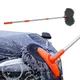 Brosse de lavage de voiture Double tête serpillière avec longueur réglable manche Long et tête