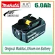 Makita Original Lithium ion Rechargeable Battery 18V 6000mAh 18v drill Replacement Batteries BL1860