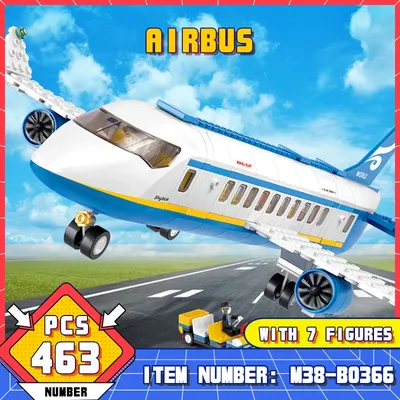 Stadt Flughafen Airbus Flugzeug Fracht Flugzeug Rettungsflugzeug Designer Technische Modell Image