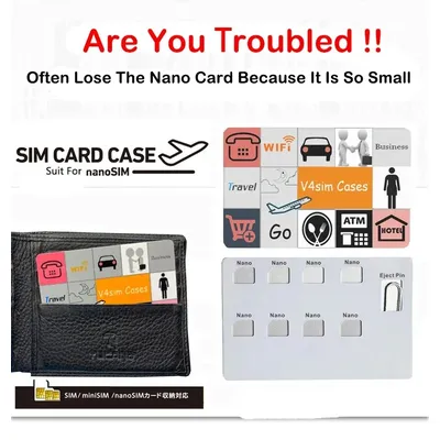 Tragbare Sim Micro Pin SIM-Karte Aufbewahrung sbox SIM-Karten halter Box Case Protector