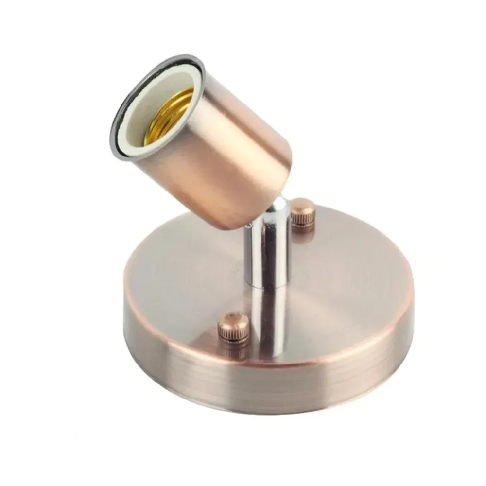 LED Wall Light Fixture Wall Lamp Mount Vintage Bulb Socket Lamp Holder Light Wall E27 Aluminum Lamp Holder Screw Bulb Light