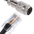 2021 nuovo adattatore per cavo Mic a spina modulare da 8pin a RJ-45 per microfono Yaesu MD-200 MD-100