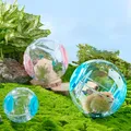 14cm/18/cm Hamster Exercise Ball Transparent Hamster Running Ball Wheel With Traction Rope For Small