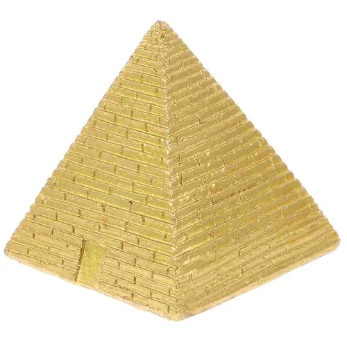 Mini Pyramide Modell Vintage ägyptische Pyramide Figur Statue Skulptur Feng Shui Pyramide goldene