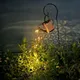 Arrosoir solaire en métal pour jardin support de lampe d'art lanterne de confrontation support