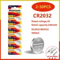 Original kcr2032 cr2032 3v lithium batterie 2-50 stücke dl2032 br2032 5004lc 2032 für uhr