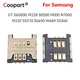 2pcs sim kartens teckdose leser halter fach für samsung GT-S6500D i9228 s8500 i9000 n7000 i9220