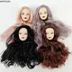 Blue Eye Wavy Curls Hair Fashion Doll Head for 11.5" Doll Heads for 1/6 BJD Dollhouse DIY