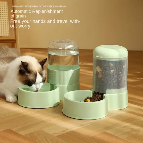Automatische Tier fütterung Katzenfutter und Wassersp ender Hunde katzen schale Hunden apf