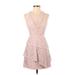 BCBGMAXAZRIA Casual Dress: Pink Dresses - Women's Size 0