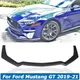 For Ford Mustang GT ONLY Front Bumper Lip Spoiler Side Splitter Deflector Body Kit Guards 2018 2019