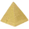 Mini Pyramid Model Vintage Egyptian Pyramid Figurine Statue Sculpture Feng Shui Pyramid Golden