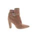 Sam Edelman Boots: Tan Solid Shoes - Women's Size 6 1/2 - Almond Toe