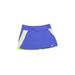 Nike Active Mini Skirt Micro: Blue Solid Activewear - Women's Size Medium