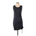 Athleta Active Dress - Sheath: Gray Solid Activewear - Women's Size Small